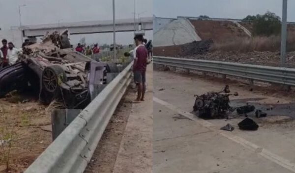 BMW Z4 Crash