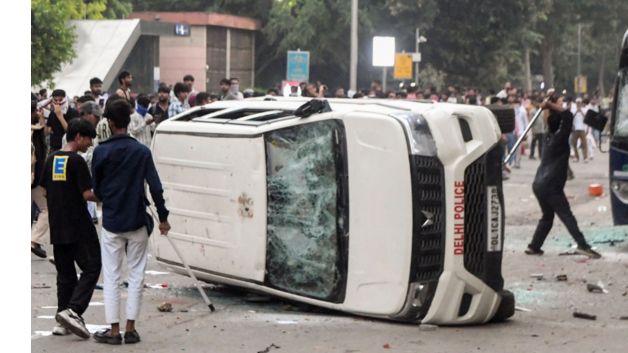 Delhi Sansad Chalo March Violence